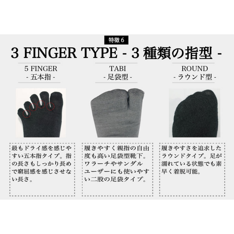 INNER FACT Inner Fact 5-finger middle