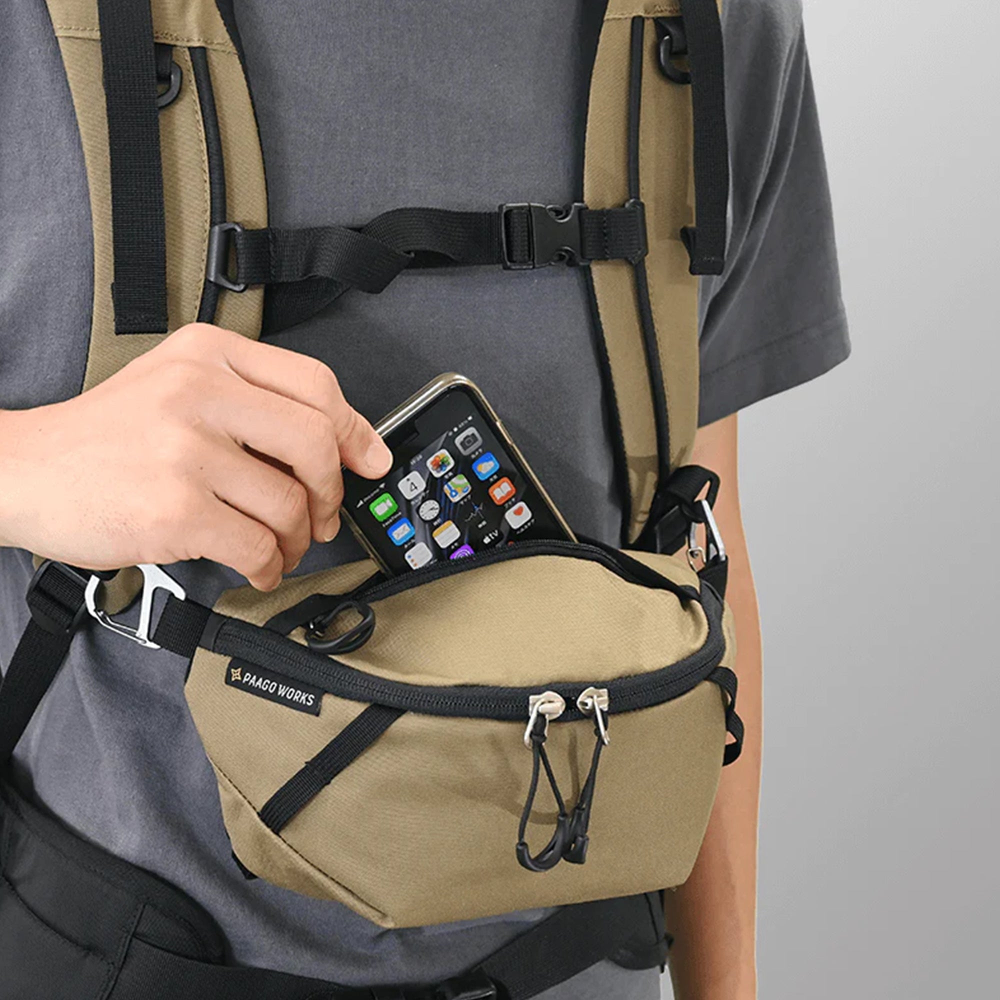 [Scheduled to be restocked in March 2025] Switch L Switch [PAAGO WORKS Purgo Works] Chest Sheller West Bag
