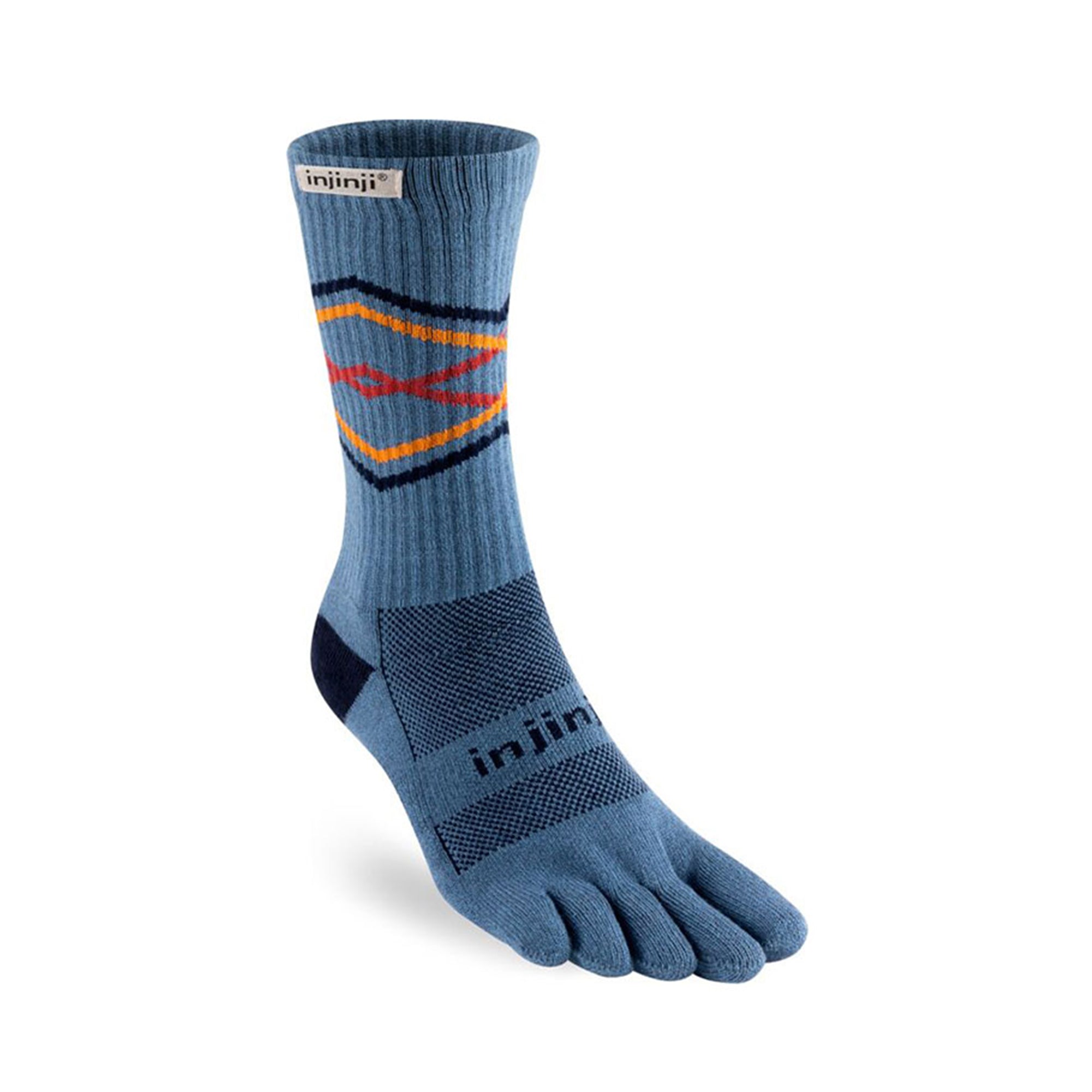 5 finger crew socks trail Midweight [Injinji Inji]