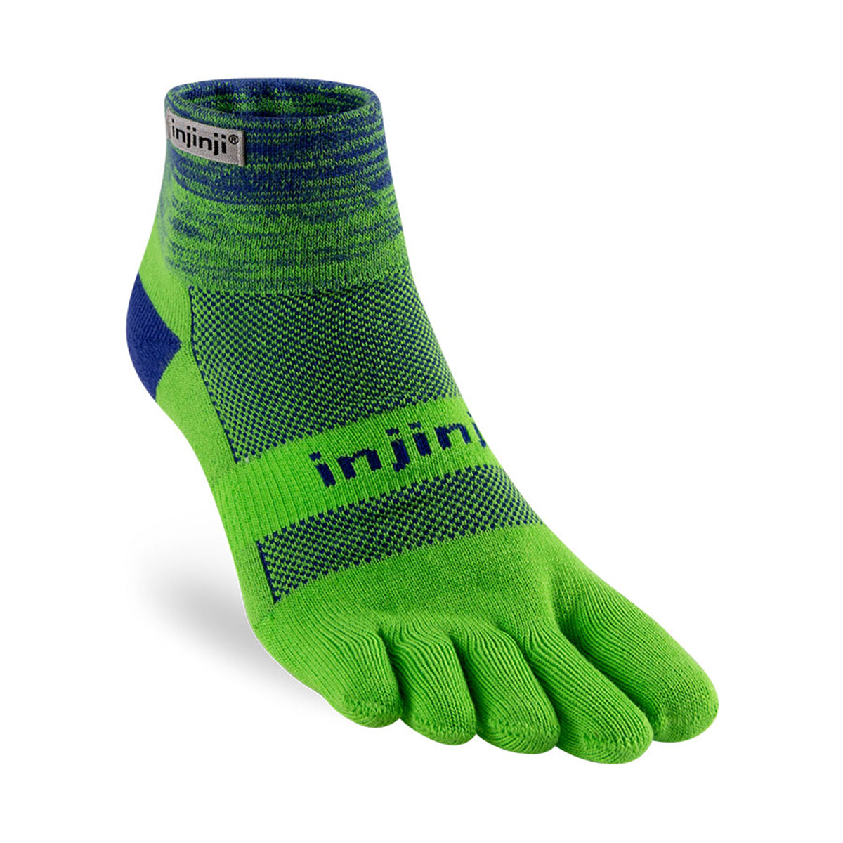 5 Finger Mini Crew Socks Trail Mid Wait [Injinji Inji]