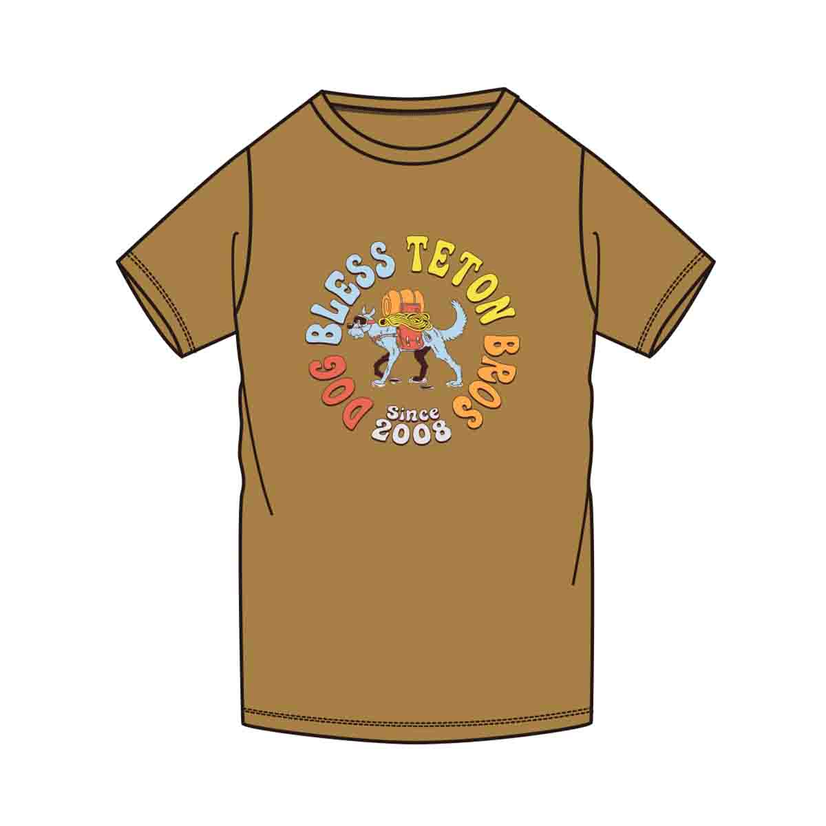 Teton Bros. Dog Bless TB Tee Men